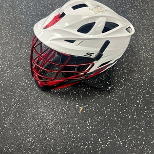 Used Cascade S Lacrosse Helmet White One Size 11849-S000032795