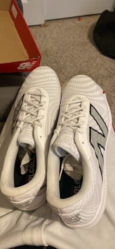 White Men's Size 13.0 (W 14.0) Adult New Balance 4040v7 Metal (New)
