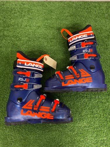 Mondo 22 & 22.5 Lange RSJ 60 JR Ski Boots (Used)