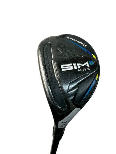 Used Taylormade SIM 2 MAX RESCUE Mens Hybrid Club LH 4 Hybrid 11835-S000199010