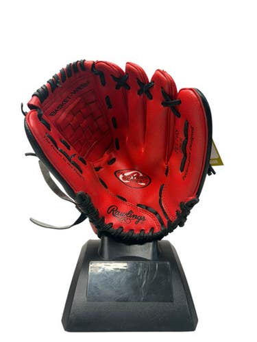 Used Rawlings PL110S BB/SB Glove RH Throw Black And Red 11" 11835-S000199468