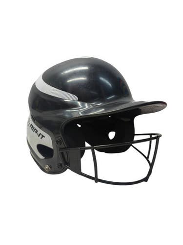 Used RIP-IT PRO VISION Batting Helmet w/Mask Black And White S/M 11835-S000199467