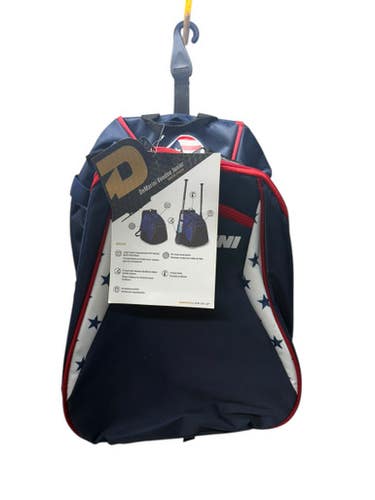 Used Demarini BAT BACKPACK BB/SB Player Backpack White/Red/Navy 11835-S000199531