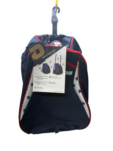 Used Demarini BAT BACKPACK BB/SB Player Backpack White/Red/Navy 11835-S000199531