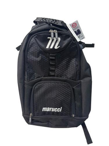 Used Marucci F5 BB/SB Player Backpack Black 11835-S000199532