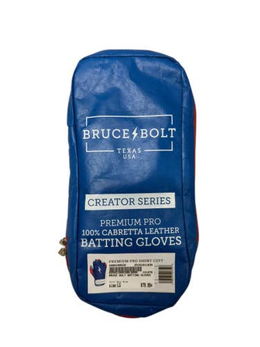 Used BB/SB Batting Gloves Navy Blue LG 11835-S000199530