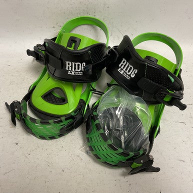 Used Ride LX Mens Binding Only Black And Neon Green M/L 11855-S000192536