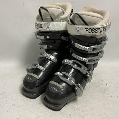 Used Rossignol XENA 40 Womens DH Ski Boot Grey 255 MP - M07.5 - W08.5 11855-S000192546