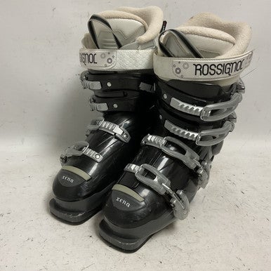 Used Rossignol XENA 40 Womens DH Ski Boot Grey 255 MP - M07.5 - W08.5 11855-S000192546