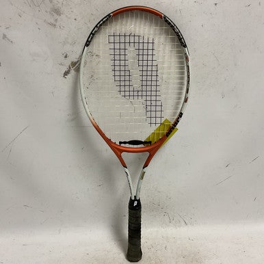 Used Prince FLAME TI OVERSIZE Adult Tennis Racquet Maroon 4 1/2" 11855-S000192550