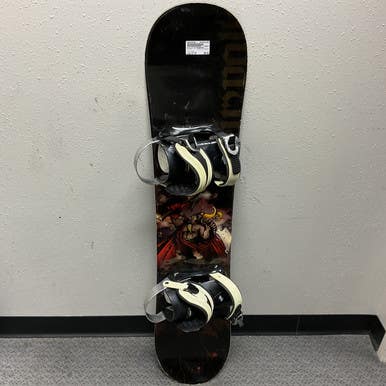 Used Airwalk JR SNOWBOARD Boys Board/Binding Black 117 cm 11855-S000192760