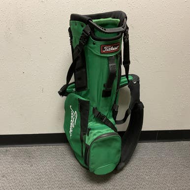 Used Titleist 4 PLAYERS STAND BAG Mens Stand Bag Black And Green 11855-S000192767