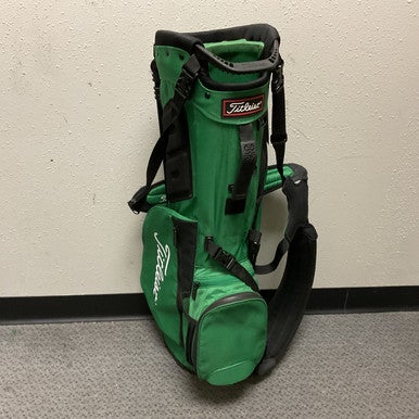 Used Titleist 4 PLAYERS STAND BAG Mens Stand Bag Black And Green 11855-S000192767