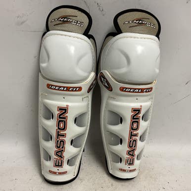 Used Easton SYNERGY 300 Junior Shin Guards White 12" 11855-S000192781