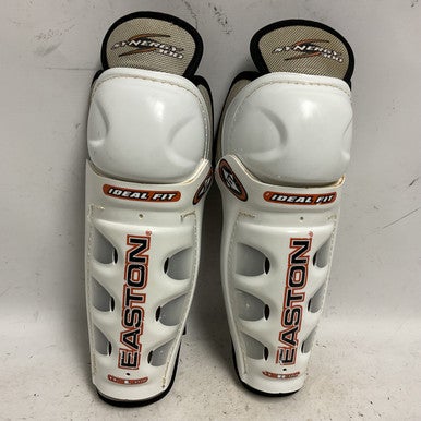 Used Easton SYNERGY 300 Junior Shin Guards White 12" 11855-S000192781