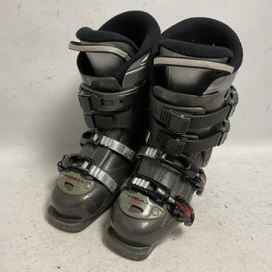 Used Head EZON HT 4.0 Boys DH Ski Boot Grey 235 MP - J05.5 - W06.5 11855-S000192786