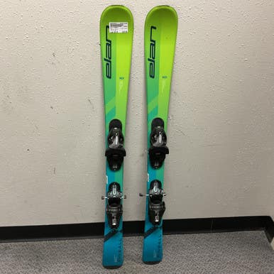 Used Elan PINBALL Boys DH Ski/Binding Green 110 cm 11855-S000192813