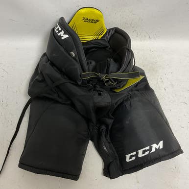 Used CCM TACKS 3092 Junior Pant Black And Yellow MD 11855-S000192823