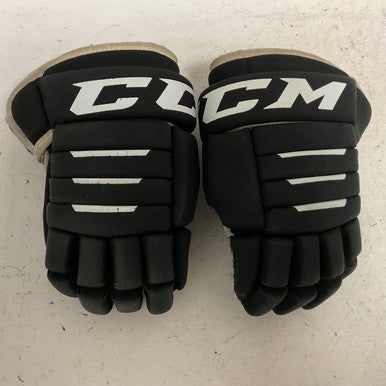 Used CCM TACKS 4R2 Junior Gloves Black And White 12" 11855-S000192826