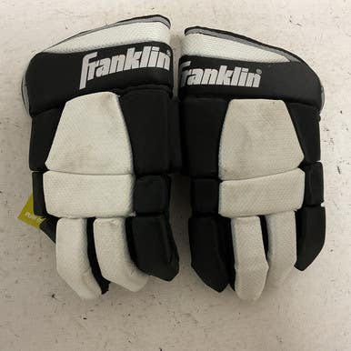 Used Franklin NHL 150 Intermediate Gloves Black And White 11" 11855-S000192841