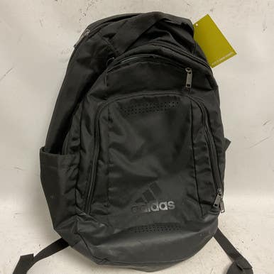 Used Adidas DEFENDER 5 SOCCER BACKPACK Soccer Player Sackpack Black 11855-S000192859