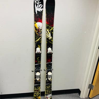 Used K2 IRON MADIEN Mens DH Ski/Binding Black And Optic Yellow 162 cm 11855-S000192871