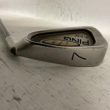 Used Ping O SIZE BLUE DOT Mens Individual Iron RH 7 Iron 11855-S000192890