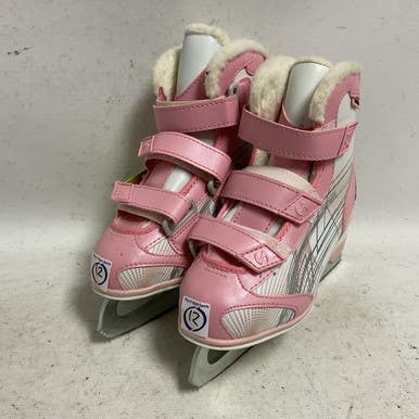 Used Jackson SOFTEC Girls Softboot Skate White And Pink Youth 12.0 11855-S000192887