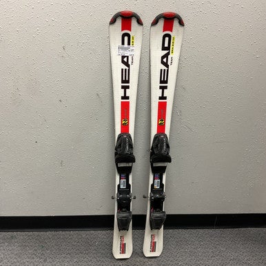 Used Head SUPERSHAPE TEAM ERA 2.0 Boys DH Ski/Binding White/Black/Red 107 cm 11855-S000192893