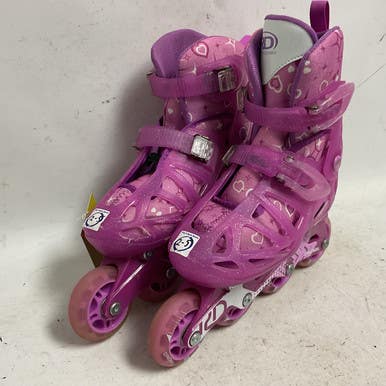Used RollerDerby ADJ 2-5 Junior Rec Fitness Skates Pink Adjustable 11855-S000192896