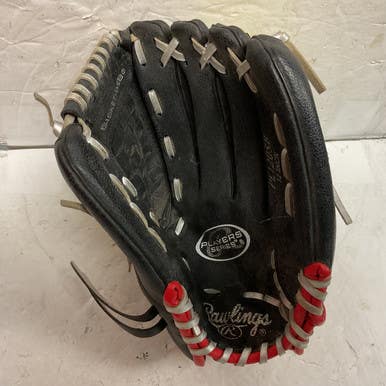 Used Rawlings PL120SB BB/SB Glove RH Throw Black And Red 12" 11855-S000190142