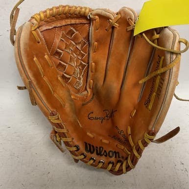 Used Wilson A2111 BB/SB Glove RH Throw Orange 12 1/2" 11855-S000190566
