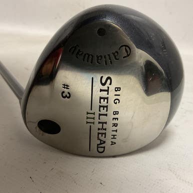 Used Callaway BIG BERTHA STEELHEAD III Mens Fairway Wood RH 3 Wood 11855-S000192013