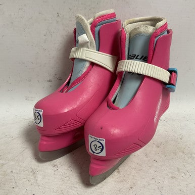 Used Bauer 8/9 Boys Softboot Skate Pink Youth 08.5 11855-S000192039