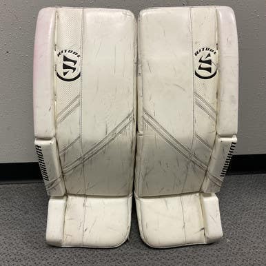 Used Warrior RITUAL G5 Goalie Leg Pads Inter White 30" *AS IS* 11855-S000191930