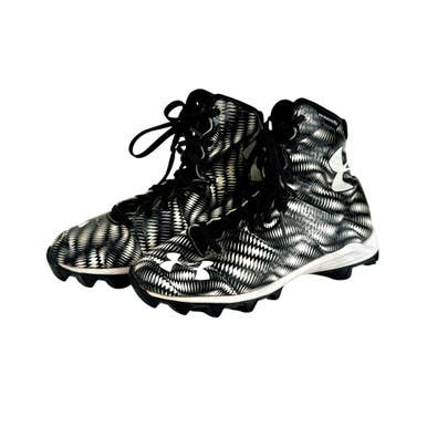 Used Under Armour HIGHLIGHT Football Cleats Black Junior 3.5 11506-S000233281