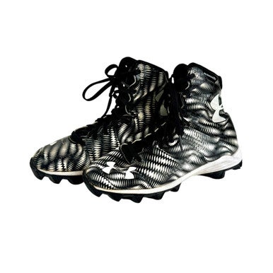Used Under Armour HIGHLIGHT Football Cleats Black Junior 3.5 11506-S000233281