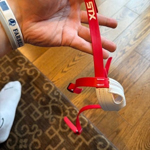 Red and white STX Chinstrap (New)