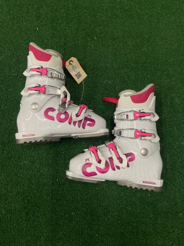 Mondo 22 & 22.5 Rossignol Comp J4 JR Ski Boots (Used)