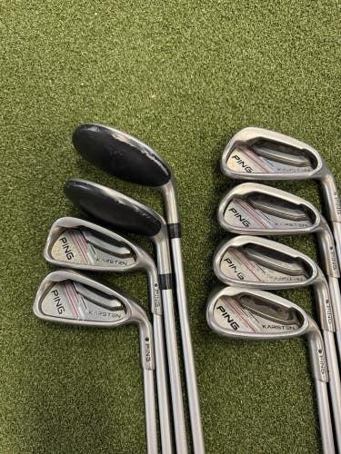 Ping Karsten Iron Set 4 + 5 Hybrid 6-PW,UW Black Dot Regular Graphite RH
