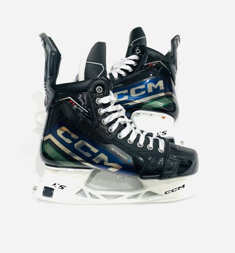 New CCM Jetspeed FT6 Pro (blue/green) Pro Stock Skates - Size 8.5R