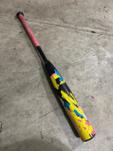 2023 DeMarini Zoa Glitch Composite USSSA Certified Bat (-8) 23 oz 31" (Used)