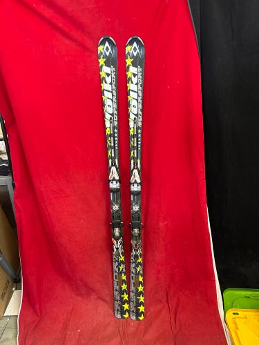 Volkl supersport 175cm all mountain skis, bindings: marker AT motion, range: 272-368