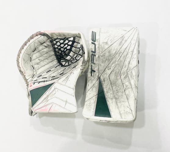 True Catalyst PX3 Pro Stock Glove and Blocker Set (white/green) #1