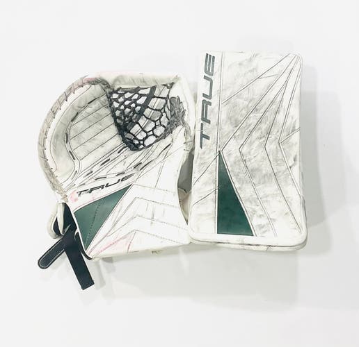 True Catalyst PX3 Pro Stock Glove and Blocker Set (white/green) #2