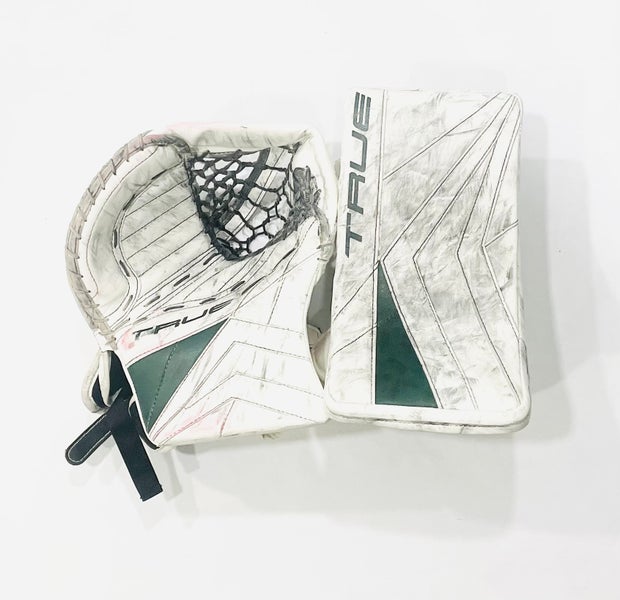 True Catalyst PX3 Pro Stock Glove and Blocker Set (white/green) #2