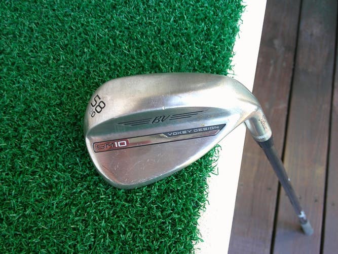 Titleist BV SM10 RAW 58.12D Lob Wedge w/ MMT 85g Stiff Flex Shaft