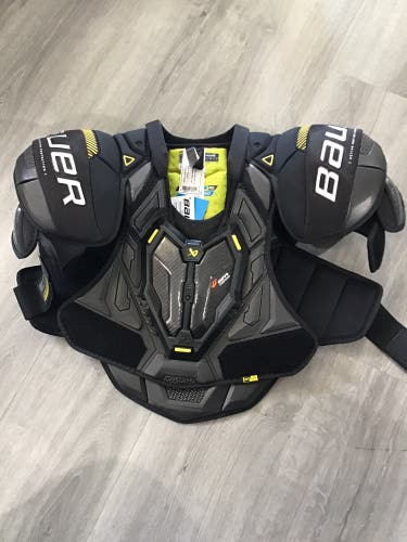 Large Intermediate Bauer Supreme Mach Shoulder Pads (New)