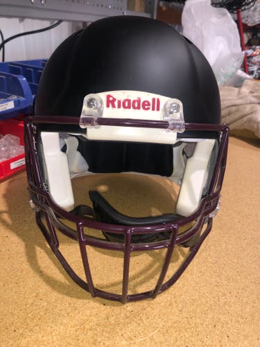 USED RIDDELL SPEED ADULT HELMET - LARGE - FLAT BLACK