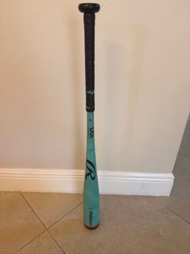 2025 Rawlings Mach AI Alloy USABat Certified Bat (-10) 20 oz 30" (Used)